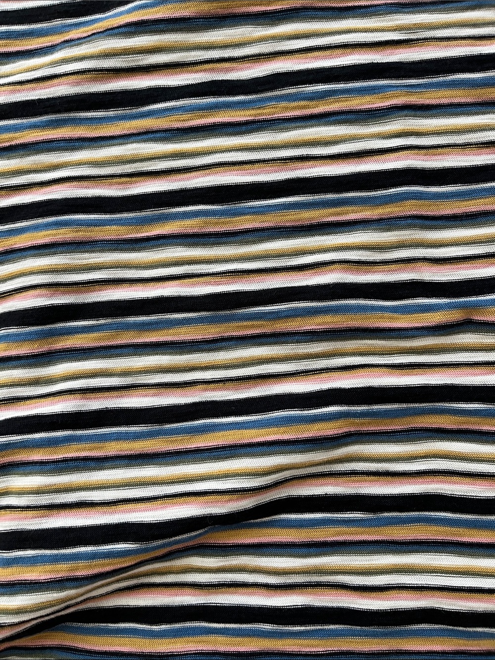 Veronica Beard Multi-Stripe Short Sleeve Tee - Picture 3 of 13
